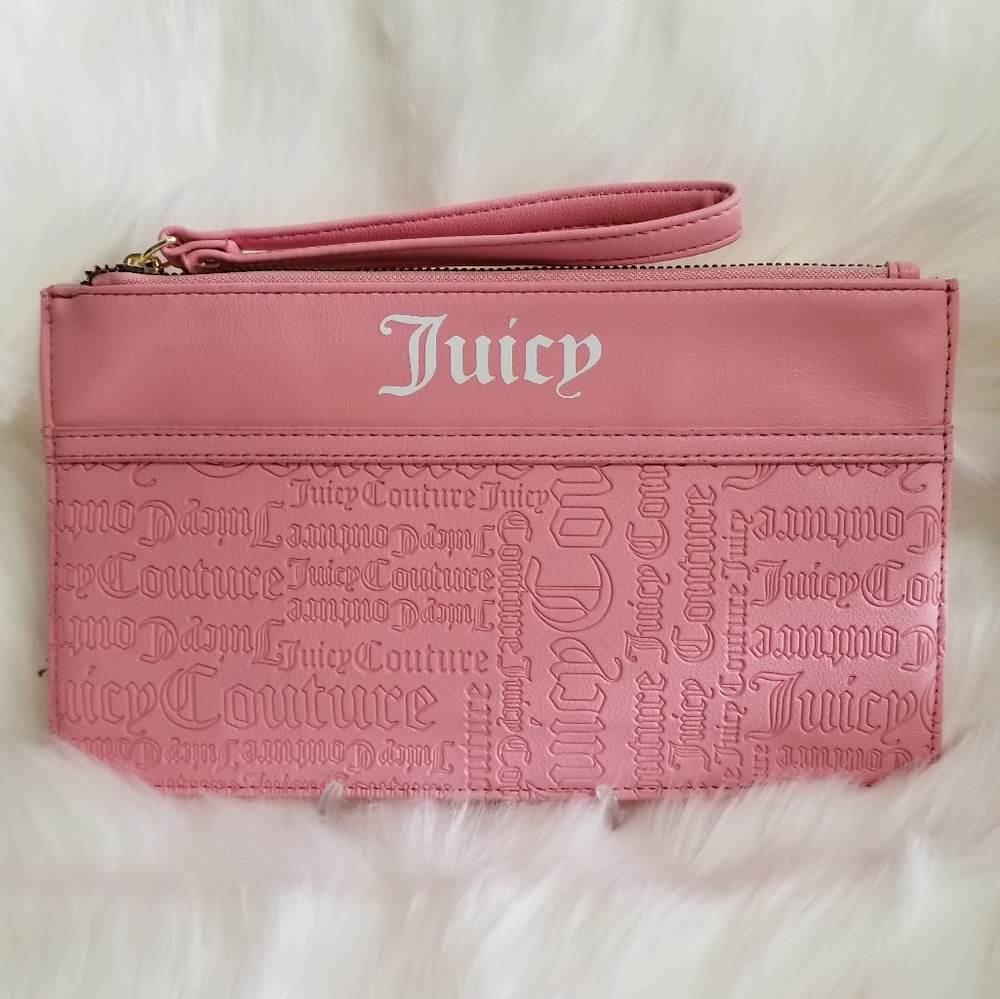 Juicy Couture - Logo Wristlet in Pink - NWT